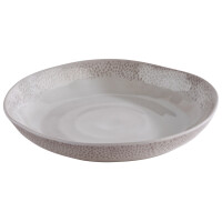 APS Teller FOOTMARK, Durchmesser: 210 mm, weiß grau