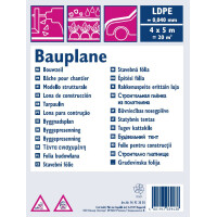 WESTEX Bauplane, LDPE, 40 my, transluzent, 4 x 5 m