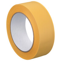 WESTEX Verputzerband PVC quergerillt, 50 mm x 33 m, gelb