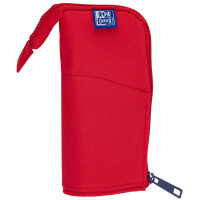 Oxford Schlamper-Etui "Stand-Up", Polyester, rot