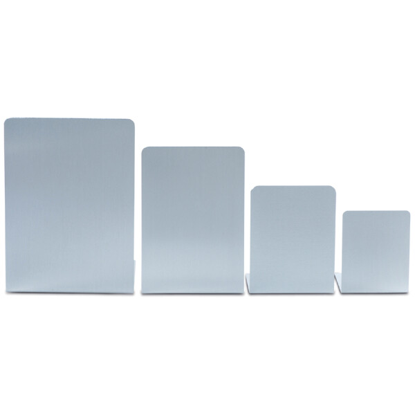 MAUL Buchst&uuml;tze, aus Aluminium, (B)100 x (T)100 x (H)130 mm