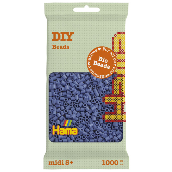 Hama Bügelperlen Bio midi, schwarz, im Beutel