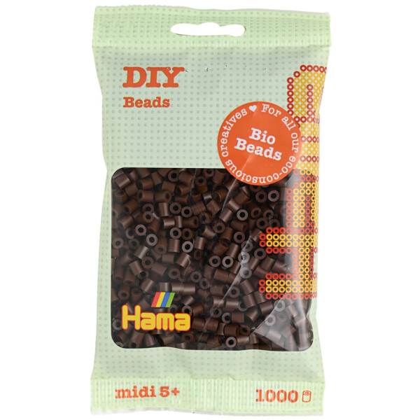 Hama Bügelperlen Bio midi, schwarz, im Beutel