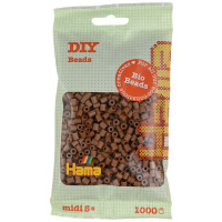 Hama Bügelperlen Bio midi, schwarz, im Beutel