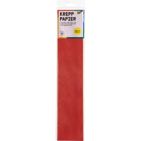 folia Krepppapier-Lagen, (B)500 mm x (L)2,5 m, hellrosa