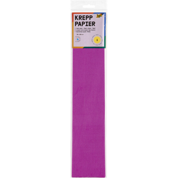 folia Krepppapier-Lagen, (B)500 mm x (L)2,5 m, hellrosa