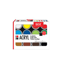 Marabu Acrylfarben-Set BASIC, 24 x 18 ml
