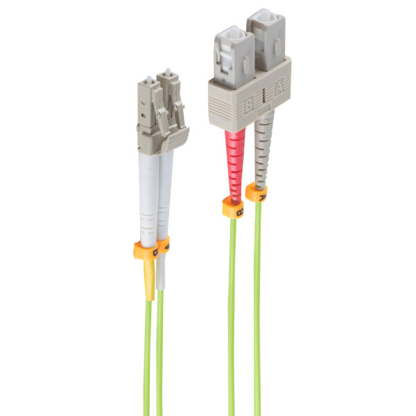 shiverpeaks BASIC-S LWL Patchkabel LC-SC-Duplex, OM5, 3,0 m