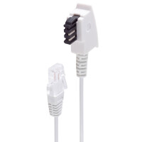 shiverpeaks BASIC-S Telefonkabel, weiß, 15,0 m