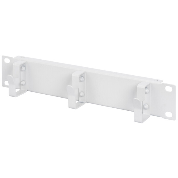 DIGITUS 10" Rangierpanel, 1 HE, 3 Kabelführungsbügel