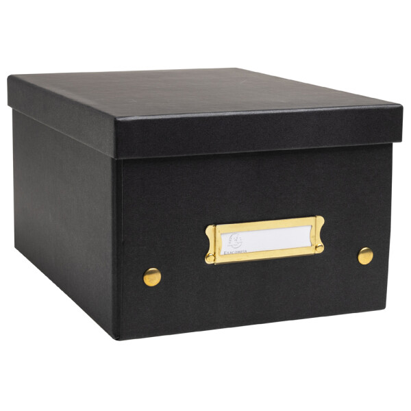 EXACOMPTA Ablagebox Neo Deco, DIN A5+, schwarz