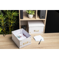 EXACOMPTA Ablagebox Neo Deco, DIN A5+, schwarz