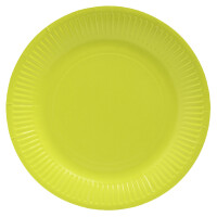 PROnappe Papp-Teller, rund, 230 mm, gelb
