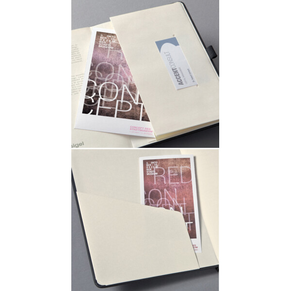 sigel Buchkalender Conceptum 2025 2026, ca. DIN A5, schwarz