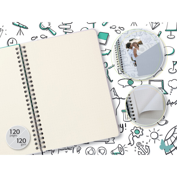 sigel Spiral-Notizbuch Jolie "SKETCH Book", DIN A5, mint