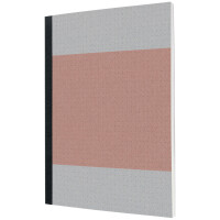 sigel Notizbuch, DIN A5, punktkariert, koralle, 200 Blatt