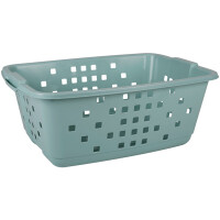 EDA Wäschekorb PRIMA, 45 Liter, PP, grau