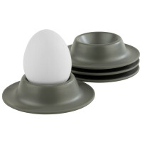 APS Eierbecher EGGY, aus Melamin, grau, 4er Set
