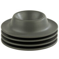 APS Eierbecher EGGY, aus Melamin, grau, 4er Set