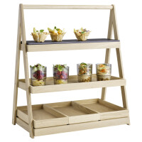 APS Etagère VALO, 3-stufig, eiche, 555 x 325 x 640 mm