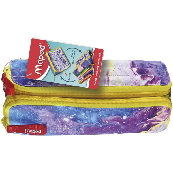 Maped Doppel-Schlamper-Etui XXL FANCY "ROSA MARMOR"