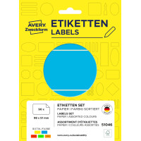 AVERY Zweckform Vielzweck-Etiketten, 50 x 19 mm, farbig