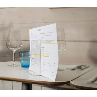 deflecto Prospekt- und Kartenhalter, DIN A4 hoch, glasklar