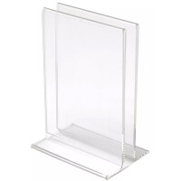 deflecto Prospekt- und Kartenhalter, DIN A4 hoch, glasklar