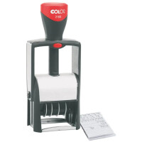 COLOP Stativ-Lagertext- Datumstempel-Set 2160 RL Set