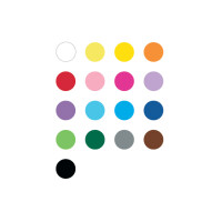 folia Tonkarton, DIN A4, 180 g qm, 17 Farben