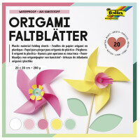 folia Origami-Faltblätter, aus Kunststoff, 200 x 200 mm