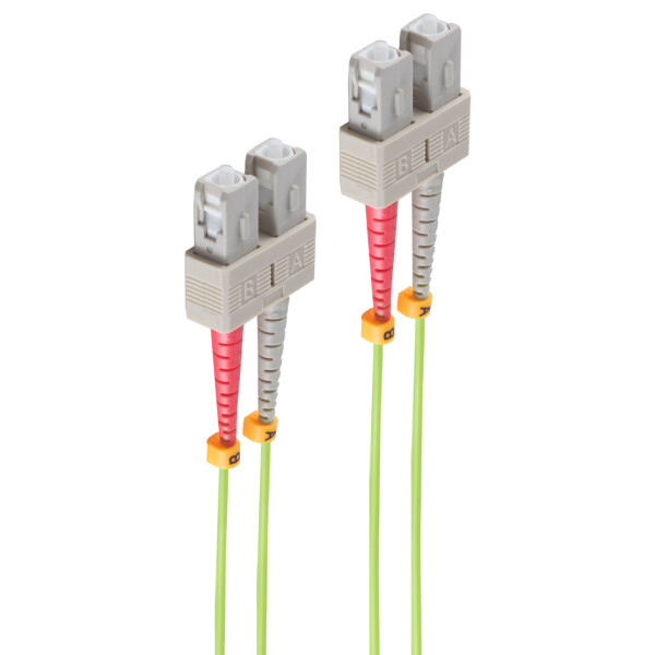 shiverpeaks BASIC-S LWL Patchkabel SC-Duplex, OM5, 5,0 m