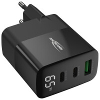 ANSMANN USB-Steckdosenadapter HOME CHARGER HC365PD, schwarz