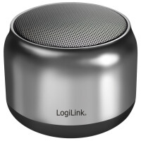 LogiLink Bluetooth Lautsprecher V5.1, TWS,dunkelgrau schwarz