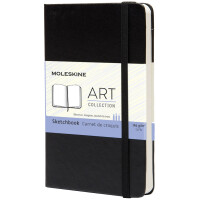 MOLESKINE Skizzenbuch, P A6, 165 g qm, Hardcover, schwarz