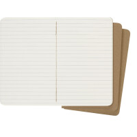 MOLESKINE Notizheft Cahier, P A6, liniert, Karton, braun