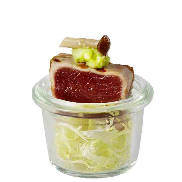 APS Weck-Gourmetglas, Sturz-Form, 80 ml, 12er Set