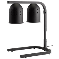 APS Wärmelampe mit 2 Infrarotlampen, schwarz