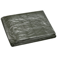 WESTEX Gewebeplane mit Ösen, 6 x 8 m, grün, 75 g