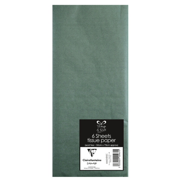 Clairefontaine Seidenpapier, (B)500 x (H)700 mm, hellblau