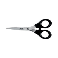 LEITZ Schere, Länge: 165 mm, rund, schwarz