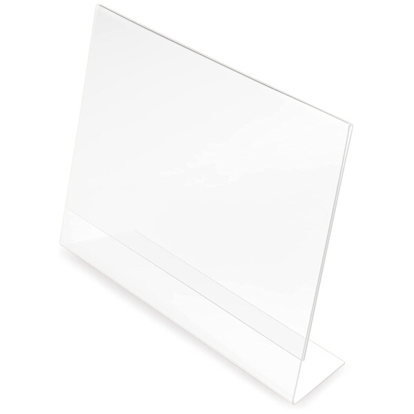 deflecto Tischaufsteller, DIN A8 quer, schr&auml;g