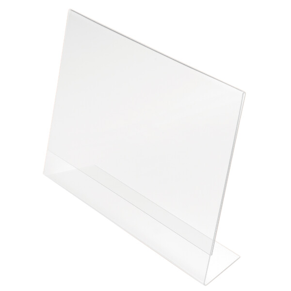 deflecto Tischaufsteller, DIN A8 quer, schr&auml;g