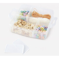 folia Sortierbox, 3 Ebenen, aus PP, transparent