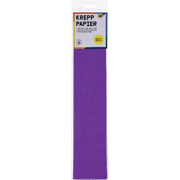 folia Krepppapier-Lagen, (B)500 mm x (L)2,5 m, gold
