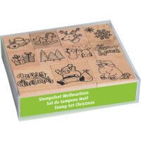 HEYDA Motivstempel-Set "Xmas Patches", in...