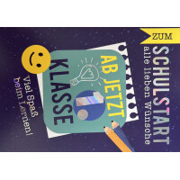 CACTUS Schulanfangs-Grußkarte "Alles Gute"