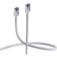 FLEXLINE Patchkabel, Kat. 6A, S FTP, hochflex. grau, 25,0 m