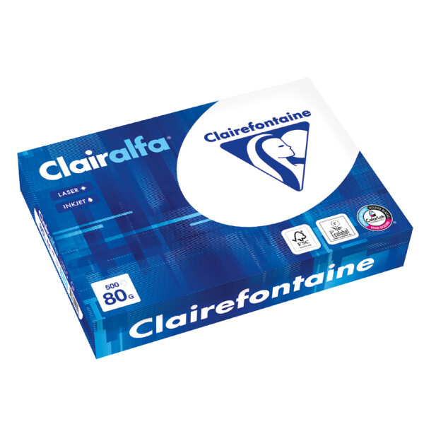Clairefontaine Multifunktionspapier, DIN A4, extra weiß