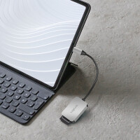 LogiLink USB-C 3.2 Gen 1 Dual-Kartenleser, aus Aluminium